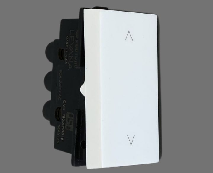 Polycab 2 Way Switch 10A SLV0100701  White